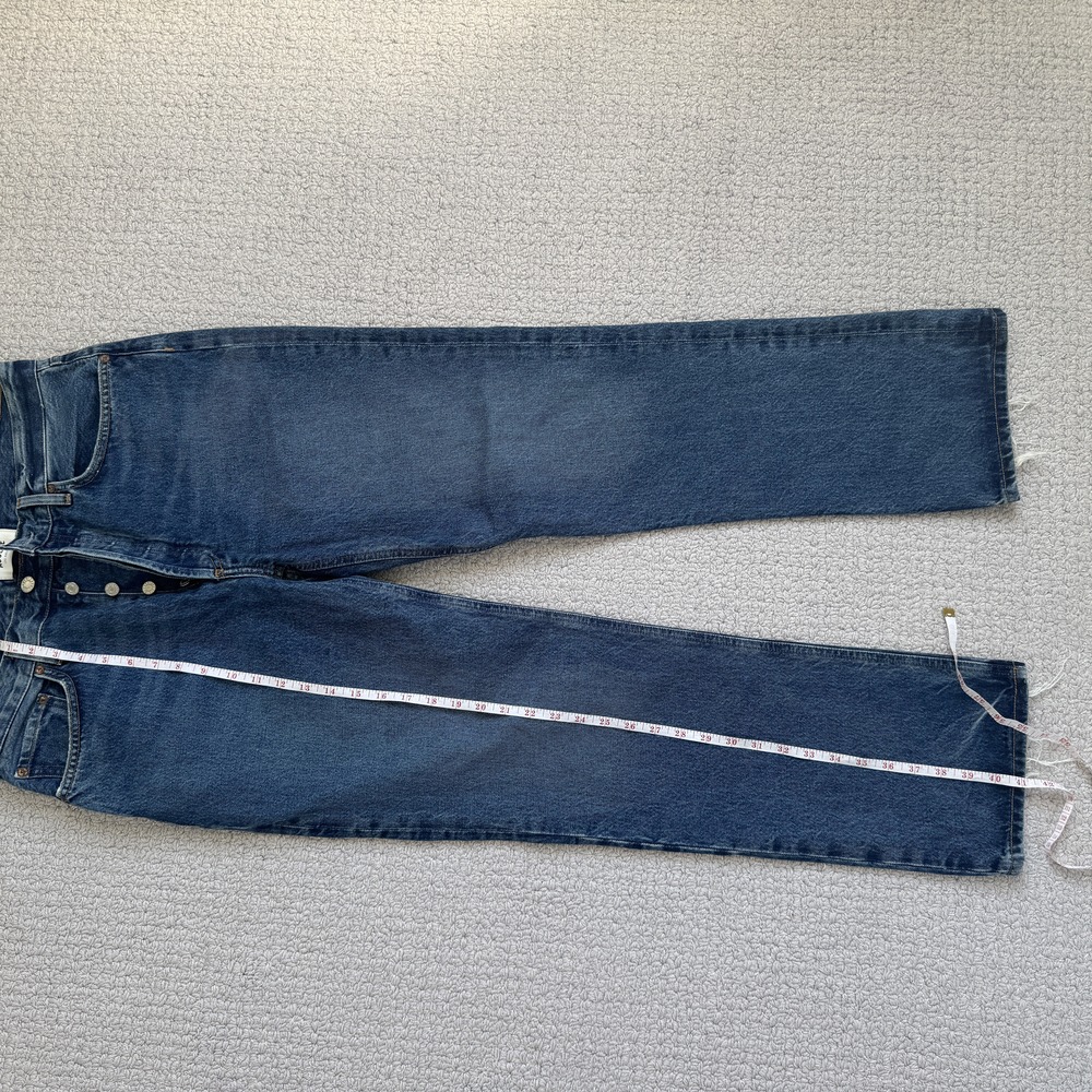 AGOLDE Lana High Rise Straight Jeans Indigo Size 29 - Picture 3 of 9